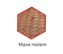 Мідна черепиця Tegola Мідна покрівля