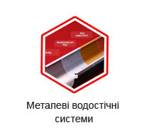 Металеві водостічні системи Металеві водостічні системи